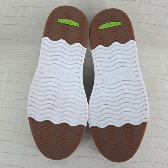 Kizik Unisex Vegas Brown Leather Casual Walking Sneakers Shoes Size 7.5 M/ 9 W - Picture 10 of 11